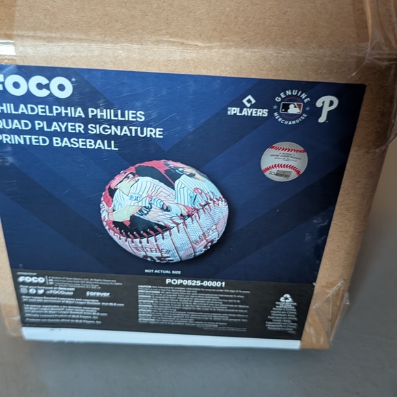 FOCO Philadelphia Phillies Signature Baseball - Picture 2 of 5